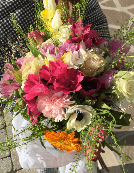 Centrotavola con rose 