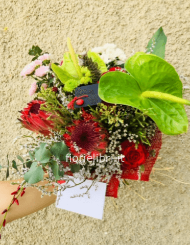Bouquet di Laurea con cappellino