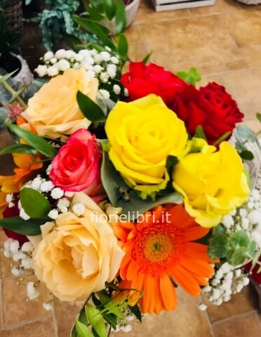 Bouquet di rose ssortite